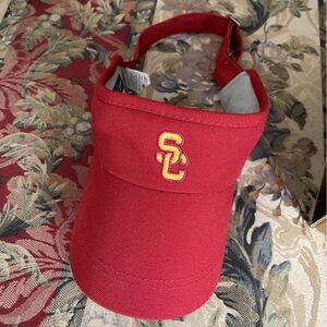 Nike Dri-Fit SC Visor - Cardinal Red/Gold Lettering.  Size: OS.